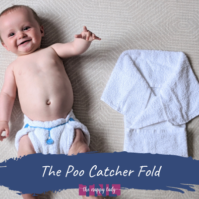 Poo Catcher Fold- Terry Square Fold